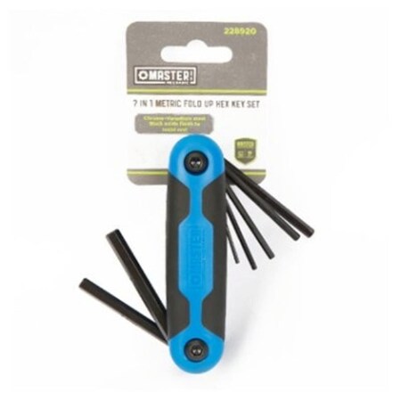 Hangzhou Great Star Industrial 7-in-1 Metric Hex Key Set, Plastic 228920